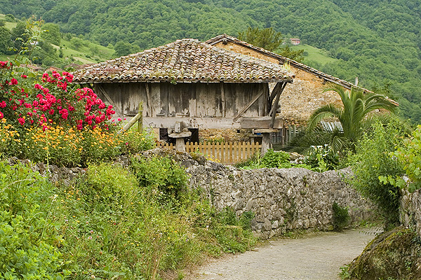 Traditional Asturian village